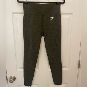 GYMSHARK Vital Sculpt Seamless Leggings Olive